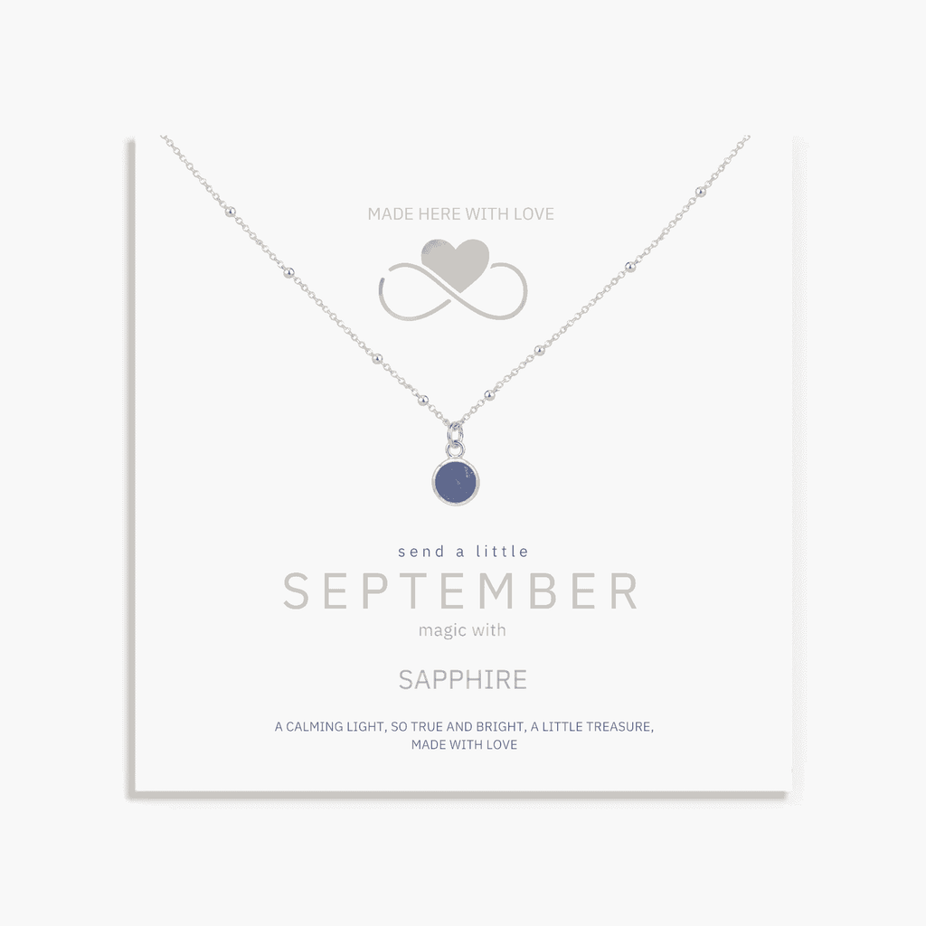 Sapphire Birthstone Necklace