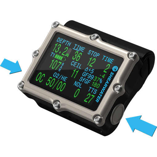 Ordinateur de plongée Shearwater Petrel 3 – AMOLED 2,6", gestion d'air, Trimix OC et CCR