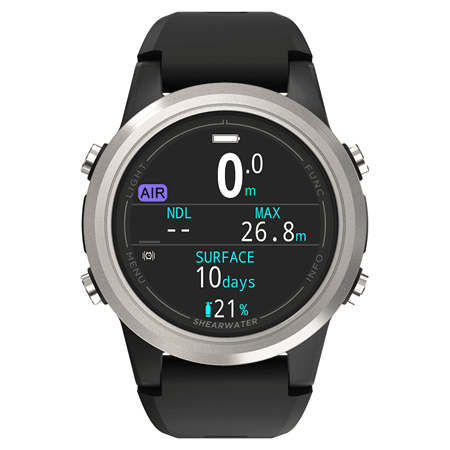 Shearwater Tern Dive Computer – Full Colour AMOLED, Bluetooth, Rechargeable | Sport Diving