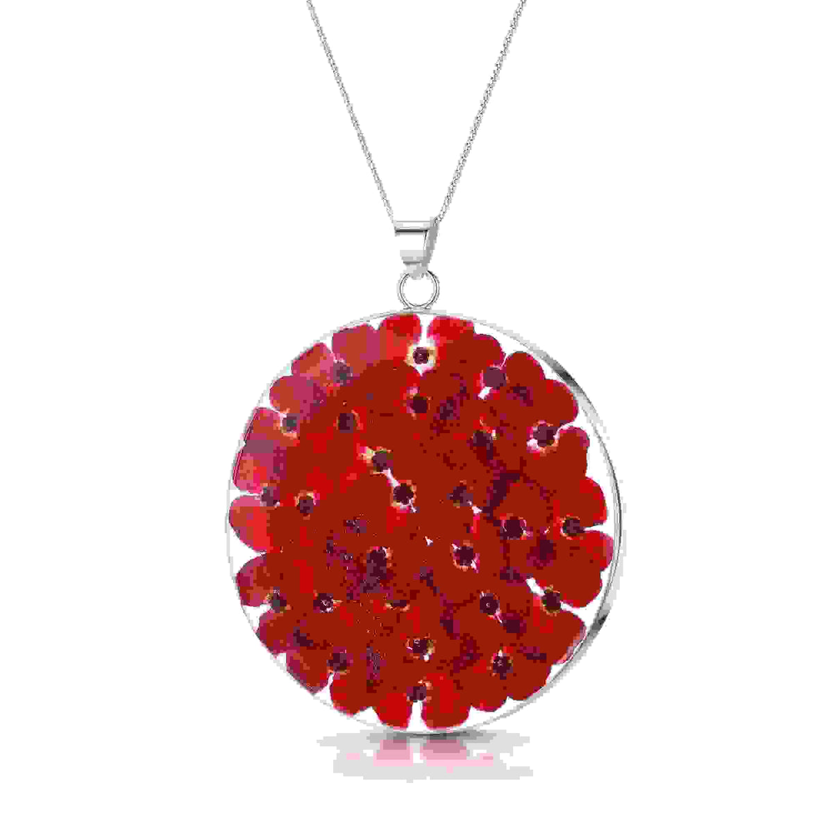 Poppy Full Moon Large Pendant Necklace