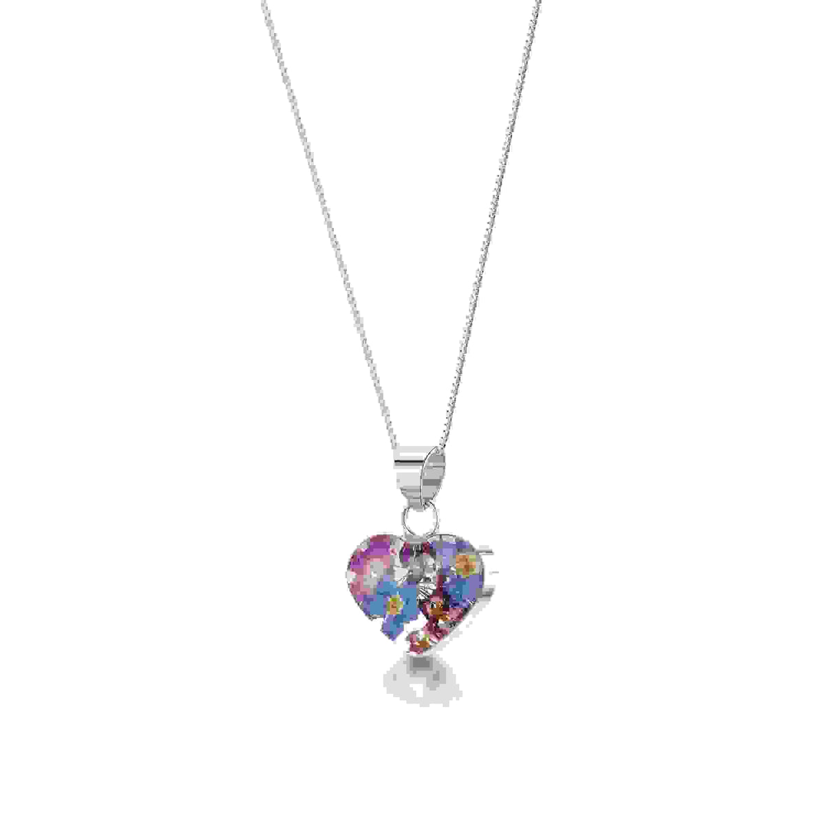 Purple Haze Heart Pendant Necklace