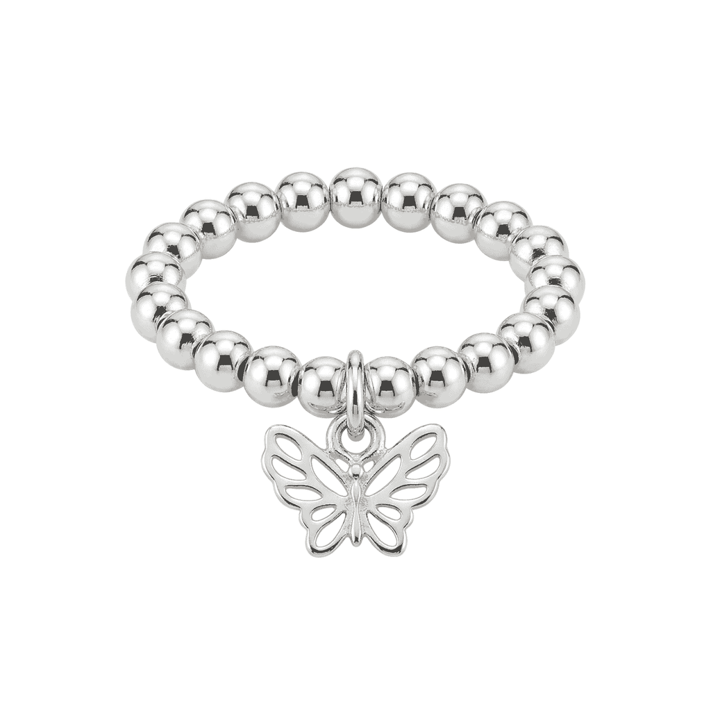 Silver Butterfly Ring