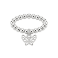 Silver Butterfly Ring
