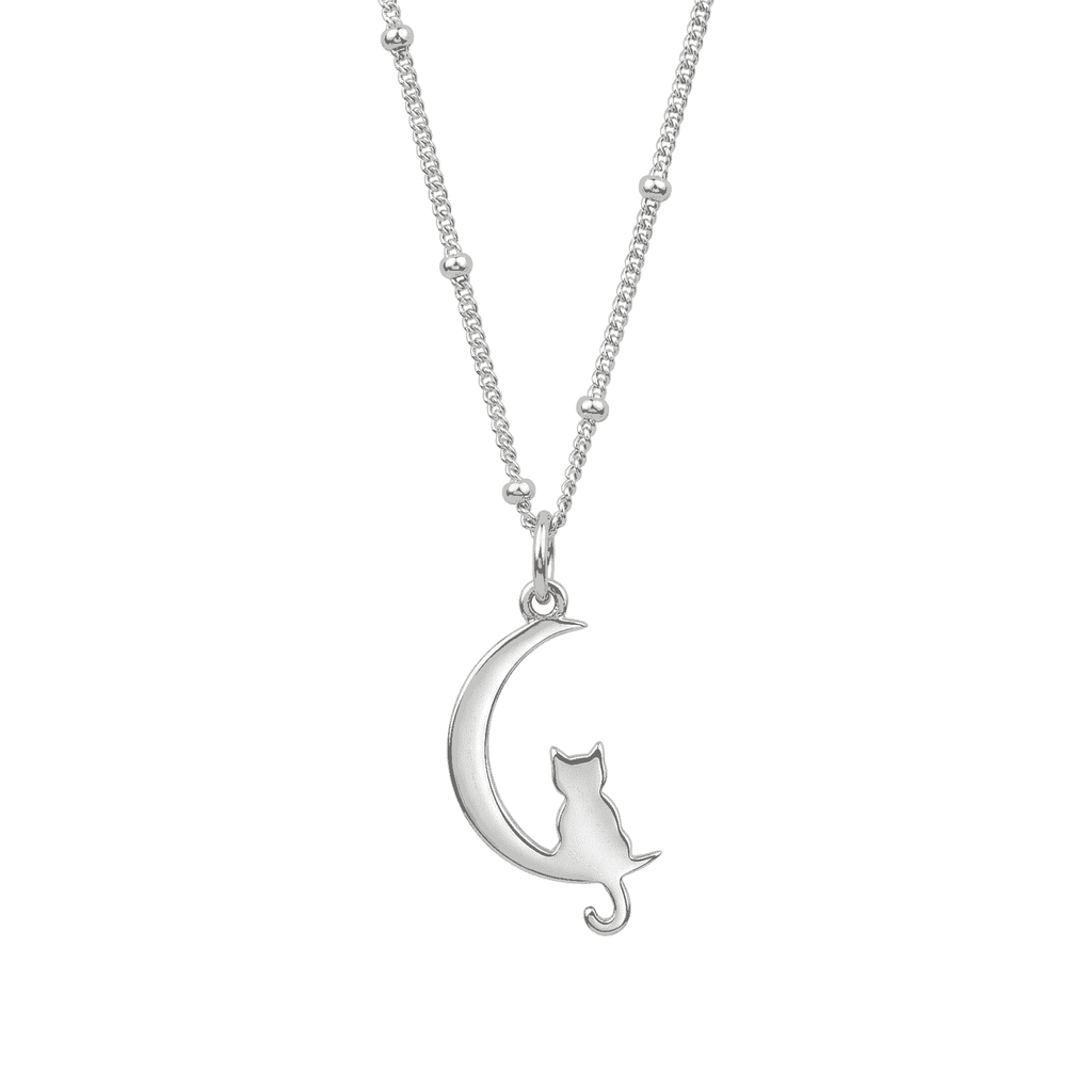 Silver Cat Necklace