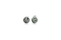 Boucles d'oreilles clous ESSENTIALS mini vert ambre