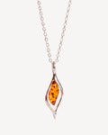 Pendentif gouttelette en ambre