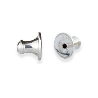 Keeper Silver Bell Shaped Earring Backs - Pair