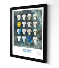 Tottenham Hotspur A3 Framed Print – Iconic Spurs Shirt Wall Art
