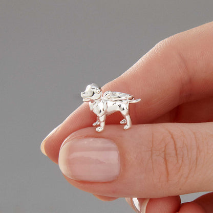 Staffordshire Bull Terrier Silver Dog Charm