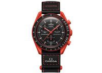 Swatch x Omega Bioceramic Moonswatch Mission to Earth - Lava (SO33O100) - SJR London Timepiece