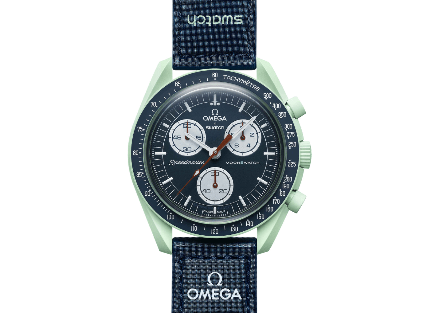 Swatch x Omega Bioceramic Moonswatch Mission to Earth (SO33G100) - SJR London Timepiece