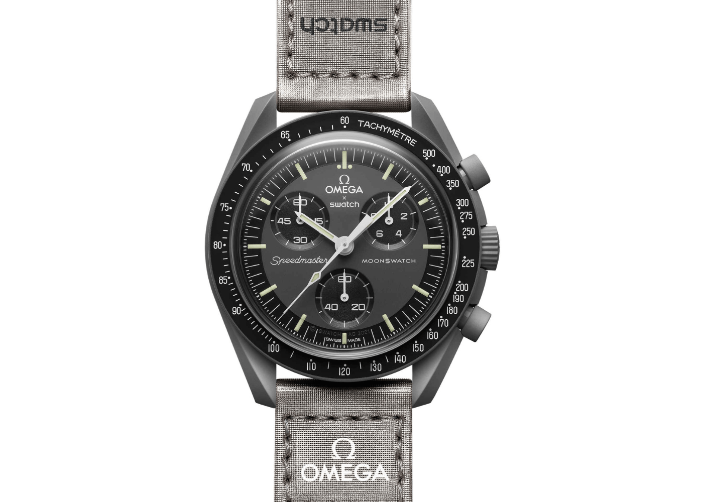 Swatch x Omega Bioceramic Moonswatch Mission to Mercury (SO33A100) - SJR London Timepiece