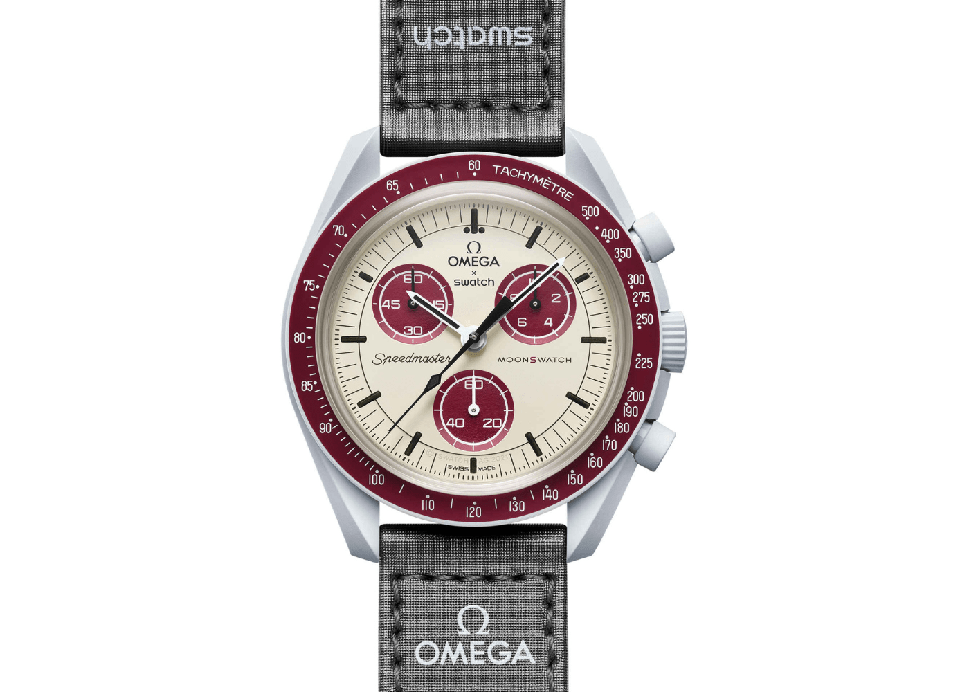Swatch x Omega Bioceramic Moonswatch Mission to Pluto (SO33M101) - SJR London Timepiece