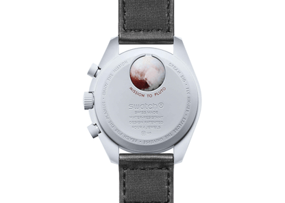 Swatch x Omega Bioceramic Moonswatch Mission to Pluto (SO33M101) - SJR London Timepiece