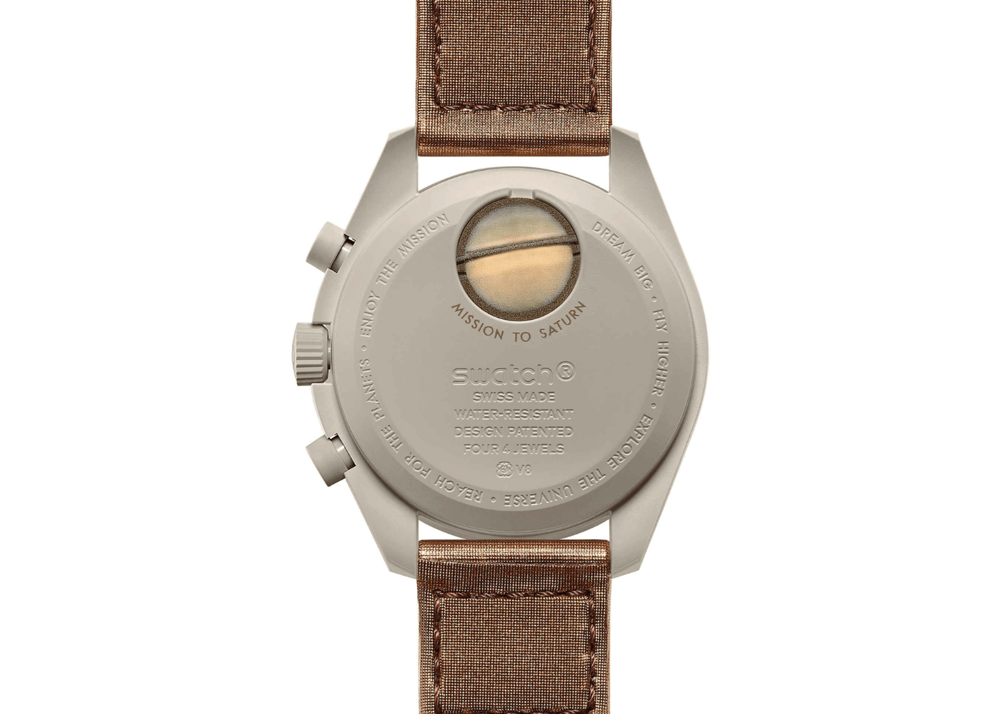 Swatch x Omega Bioceramic Moonswatch Mission to Saturn (SO33T100) - SJR London Timepiece