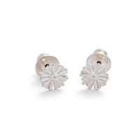Daisy Tiny Silver Stud Earrings