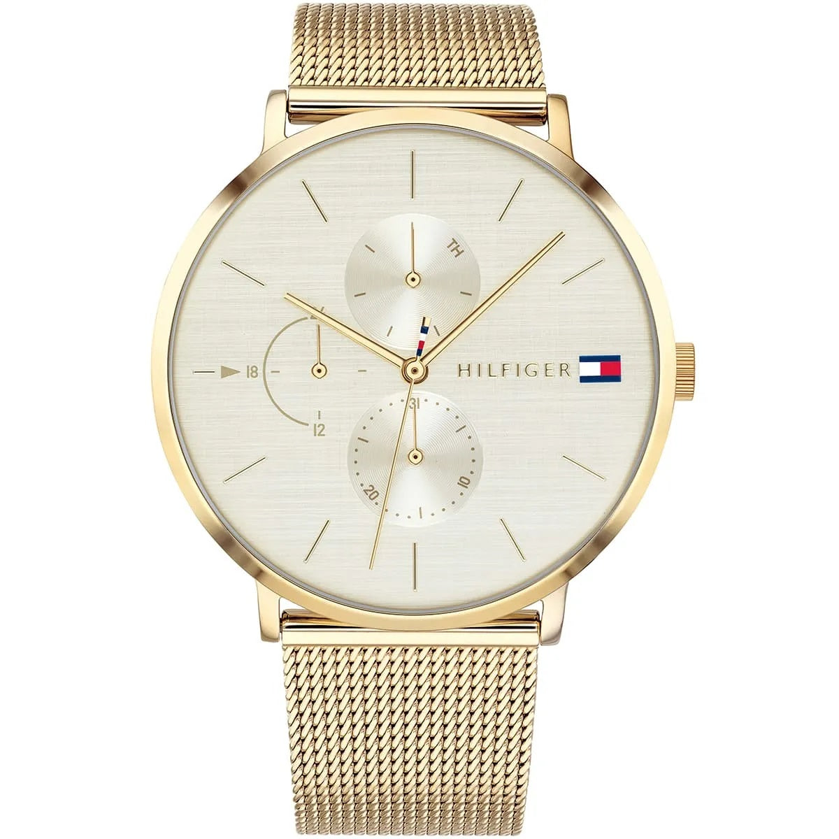 Tommy Hilfiger 1781943 Jenna Women's Gold Mesh Watch - SJR London Timepiece