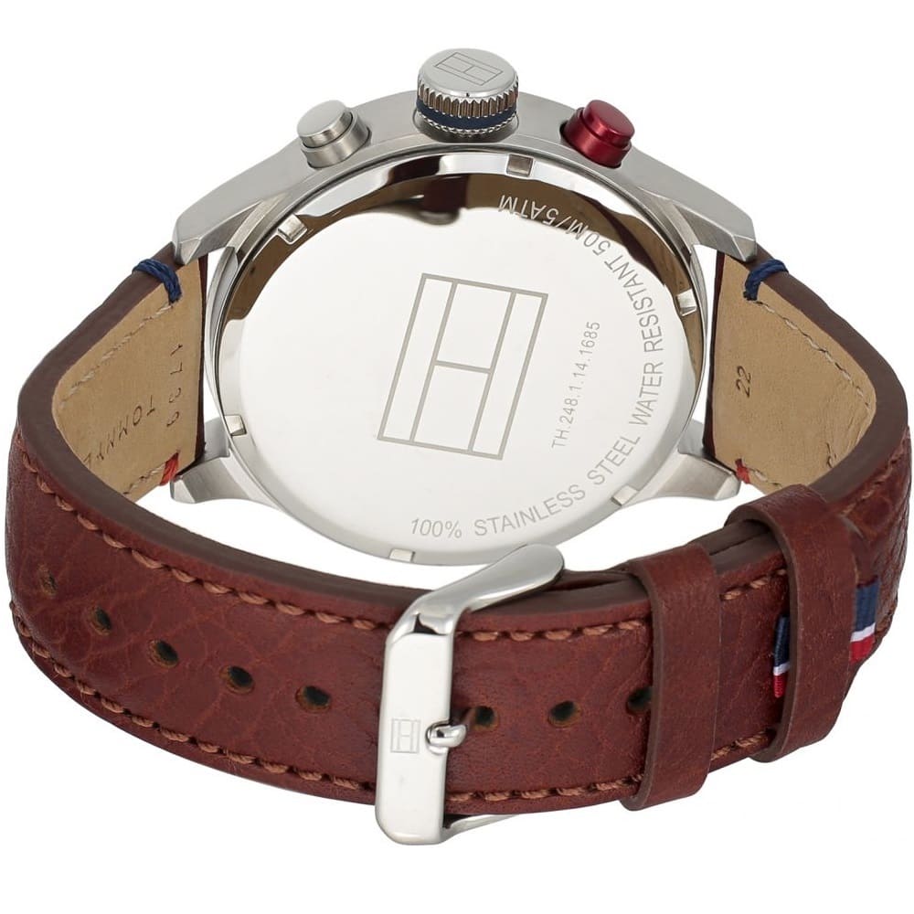 Tommy Hilfiger 1791066 Trent Men's Brown Leather Watch - SJR London Timepiece