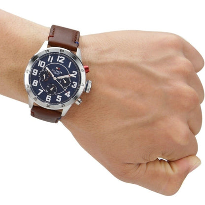 Tommy Hilfiger 1791066 Trent Men's Brown Leather Watch - SJR London Timepiece