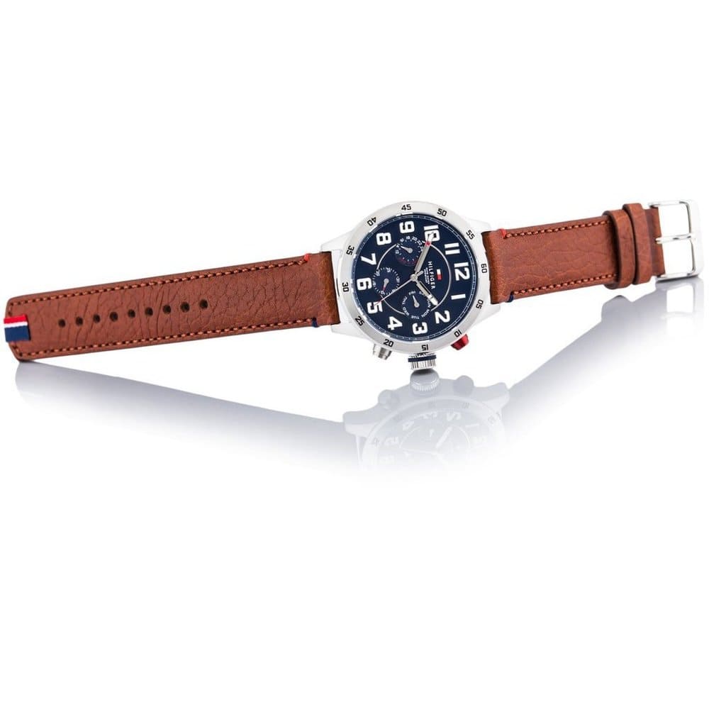 Tommy Hilfiger 1791066 Trent Men's Brown Leather Watch - SJR London Timepiece