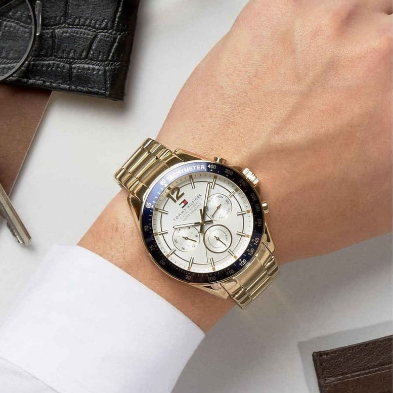 Tommy Hilfiger 1791121 Luke Men's Gold Watch - SJR London Timepiece