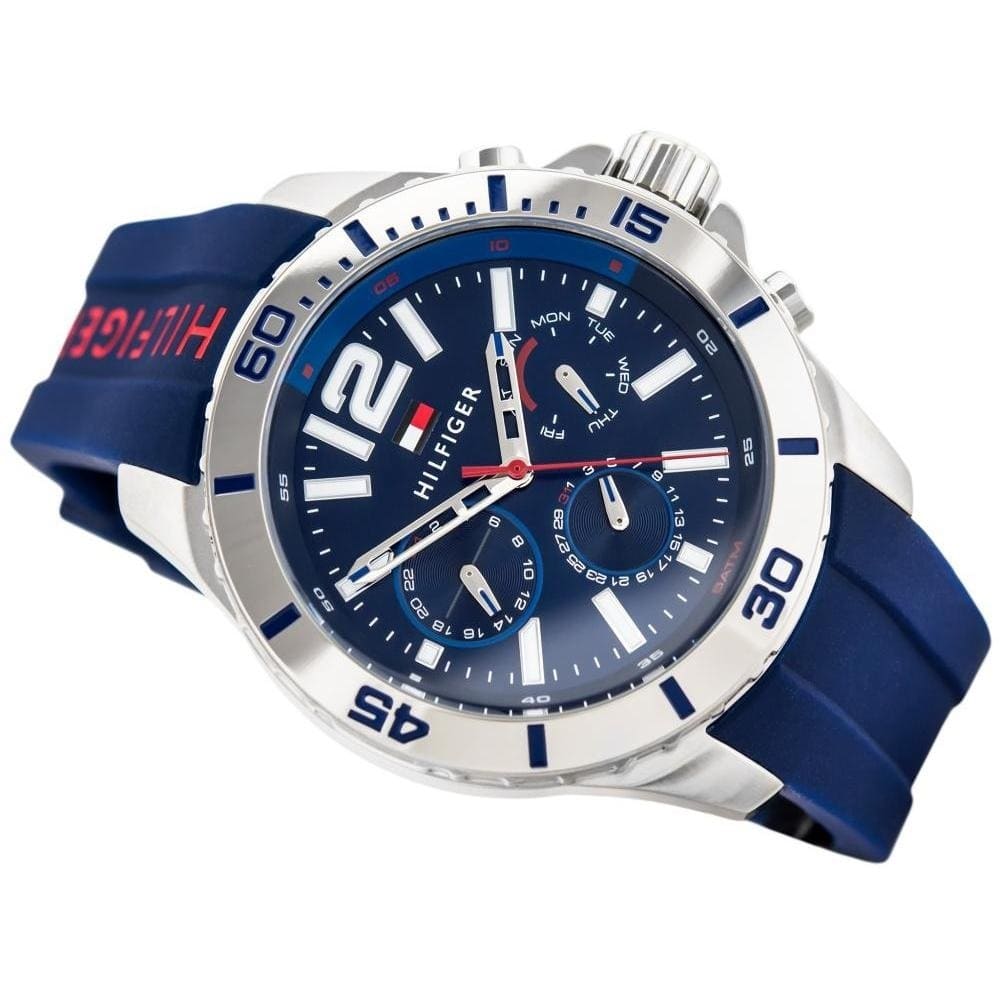 Tommy Hilfiger 1791142 Luke Men's Blue Silicone Watch - SJR London Timepiece