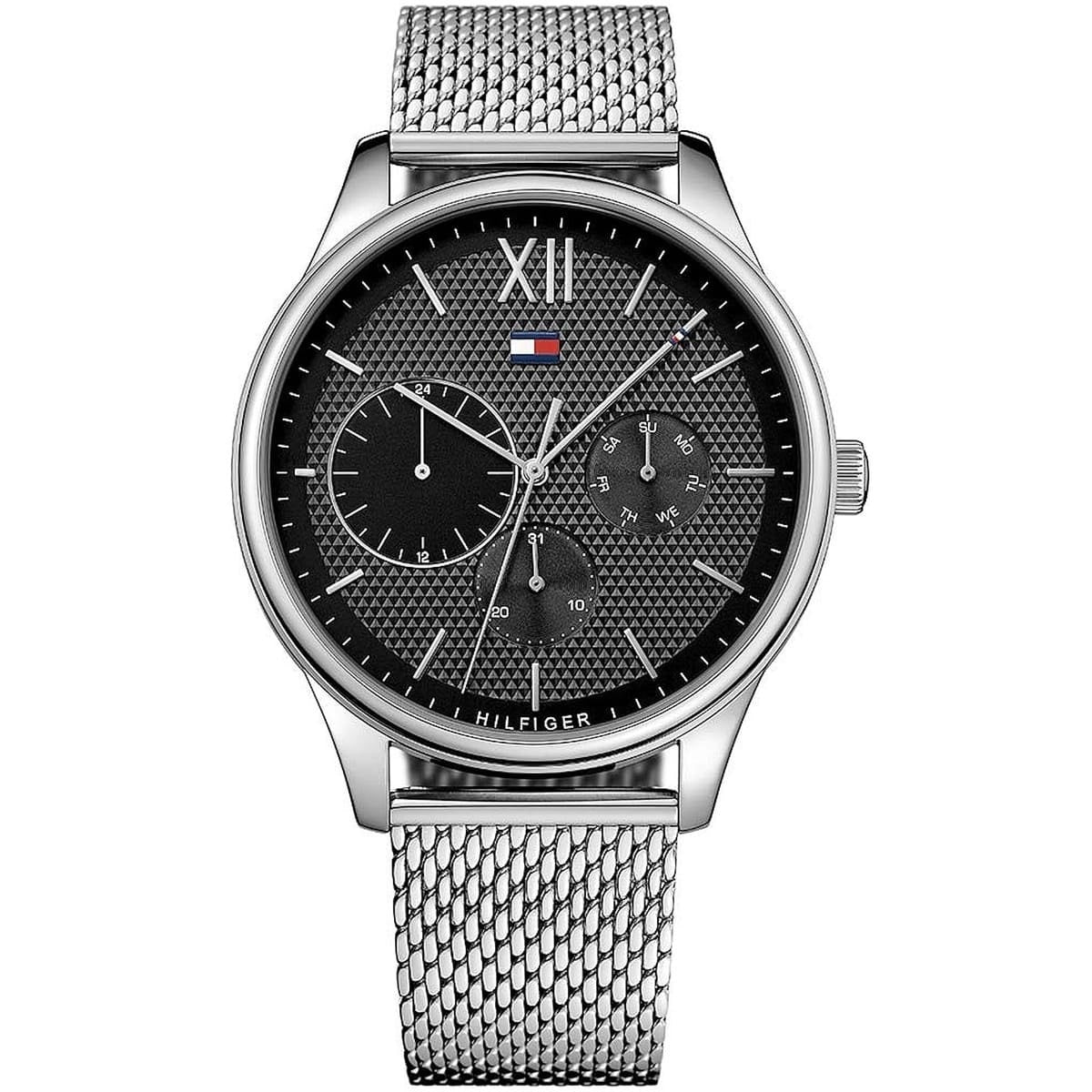 Tommy Hilfiger 1791415 Damon Men's Silver Mesh Watch - SJR London Timepiece
