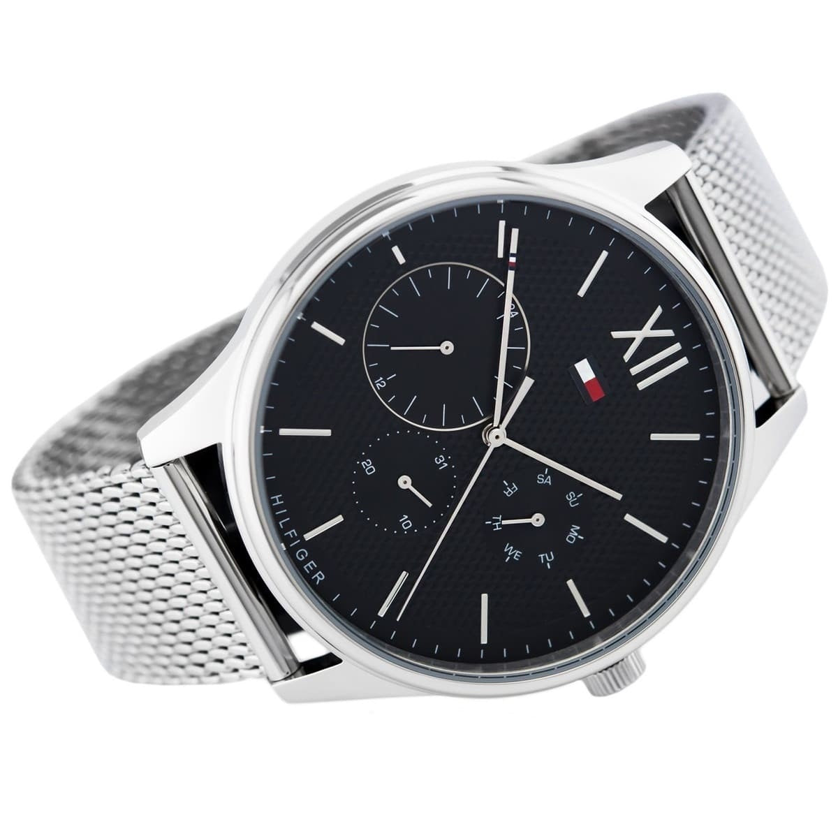 Tommy Hilfiger 1791415 Damon Men's Silver Mesh Watch - SJR London Timepiece