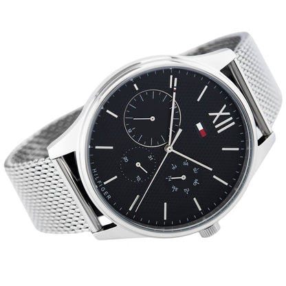 Tommy Hilfiger 1791415 Damon Men's Silver Mesh Watch - SJR London Timepiece