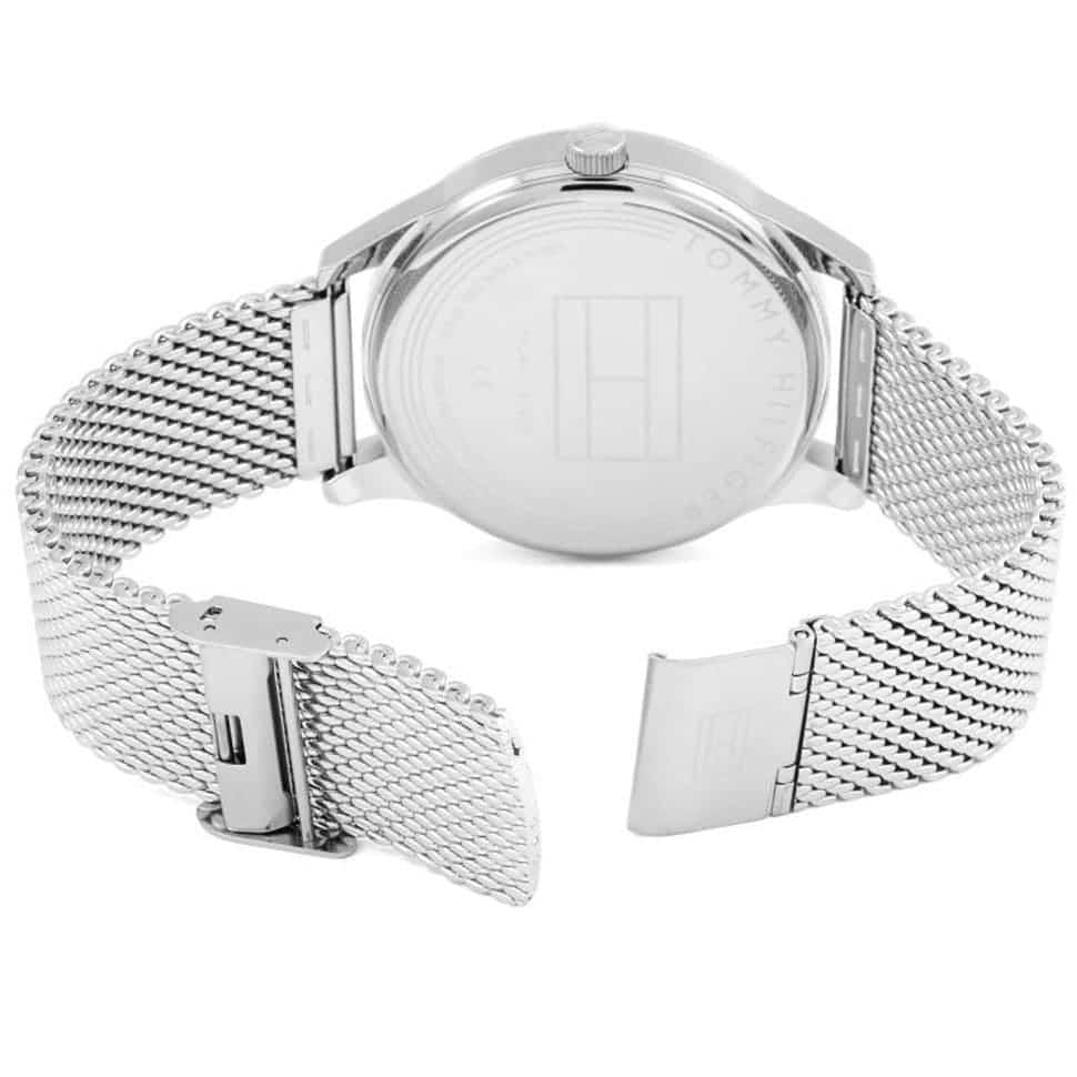 Tommy Hilfiger 1791415 Damon Men's Silver Mesh Watch - SJR London Timepiece