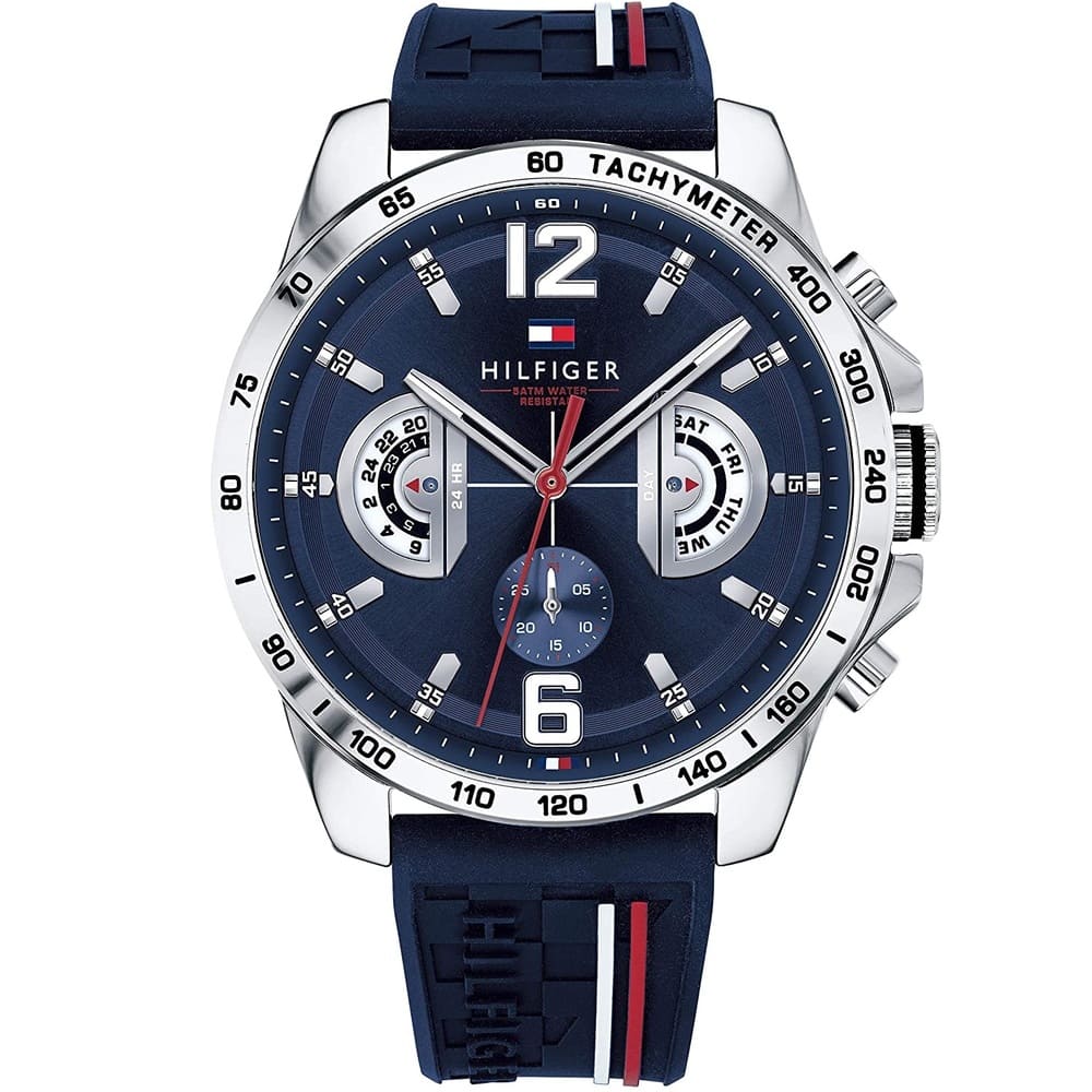 Tommy Hilfiger 1791476 Decker Men's Blue Silicone Watch - SJR London Timepiece
