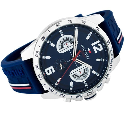 Tommy Hilfiger 1791476 Decker Men's Blue Silicone Watch - SJR London Timepiece