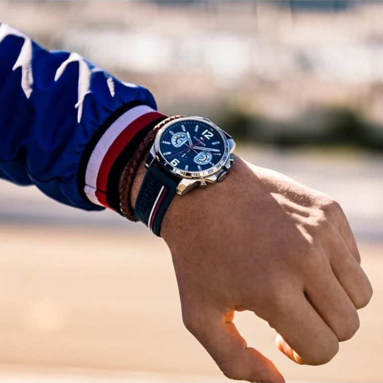 Tommy Hilfiger 1791476 Decker Men's Blue Silicone Watch - SJR London Timepiece