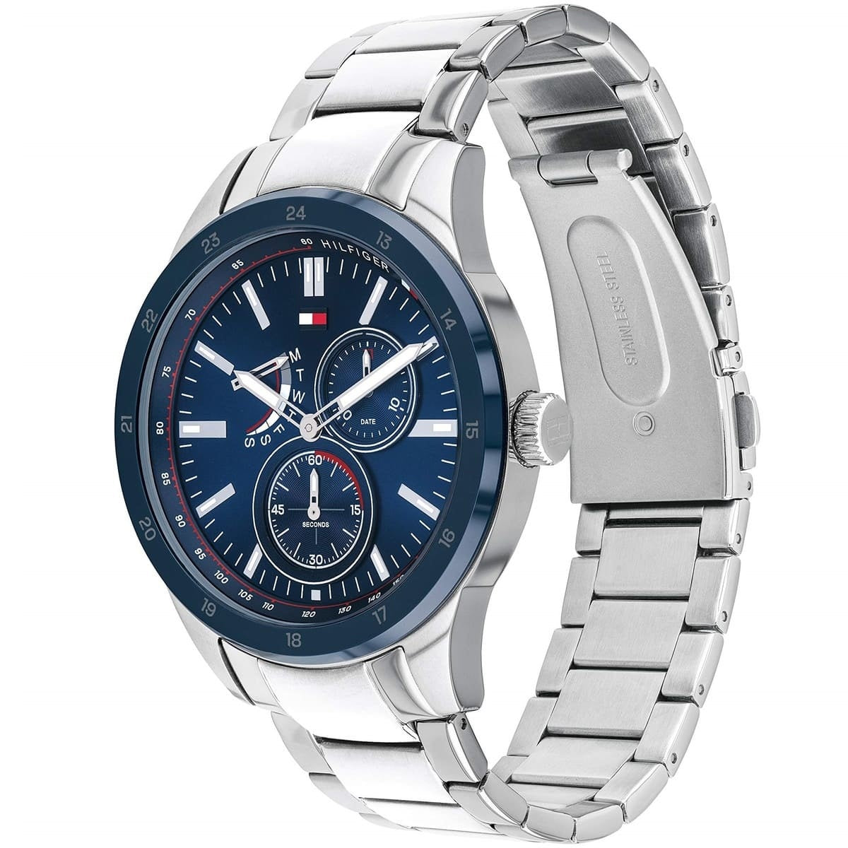 Tommy Hilfiger 1791640 Chase Men's Silver Watch - SJR London Timepiece