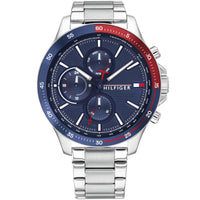 Tommy Hilfiger 1791718 Bank Men's Silver Watch - SJR London Timepiece
