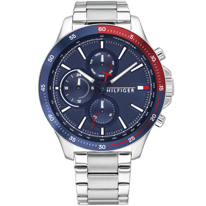 Tommy Hilfiger 1791718 Bank Men's Silver Watch - SJR London Timepiece
