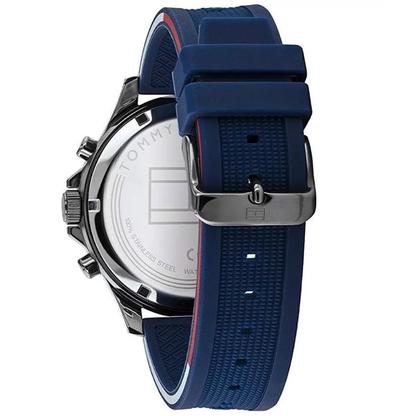 Tommy Hilfiger 1791721 Bank Men's Blue Silicone Watch - SJR London Timepiece