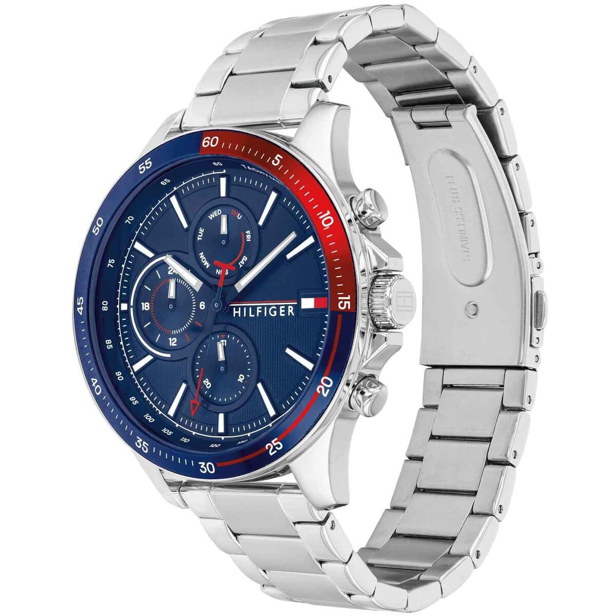 Tommy Hilfiger 1791718 Bank Men's Silver Watch - SJR London Timepiece