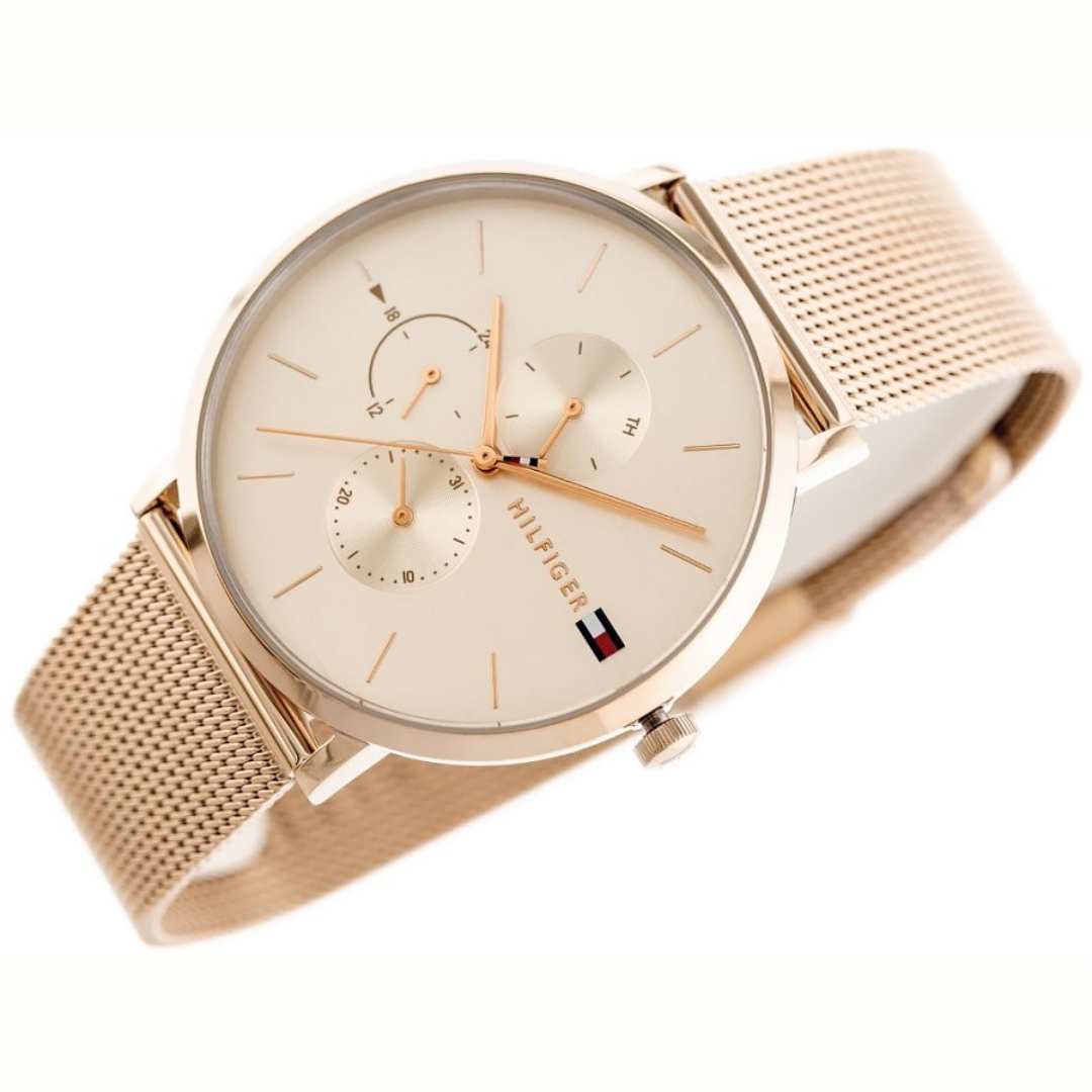 Tommy Hilfiger 1781944 Jenna Women's Rose Gold Mesh Watch - SJR London Timepiece