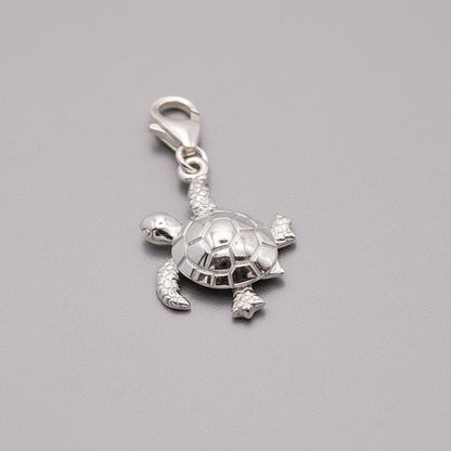Turtle Silver Charm