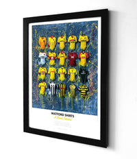 Watford A3 Framed Print – Iconic Hornets Shirt Wall Art