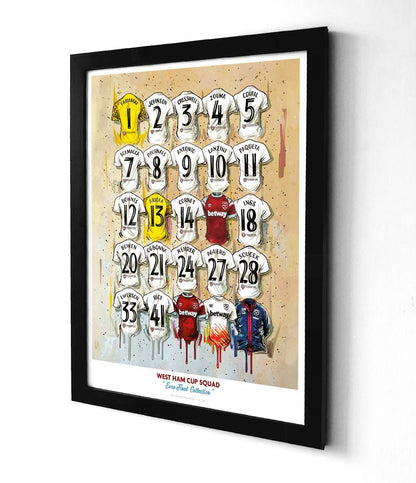 West Ham European Champions A3 Print – Hammers Wall Art
