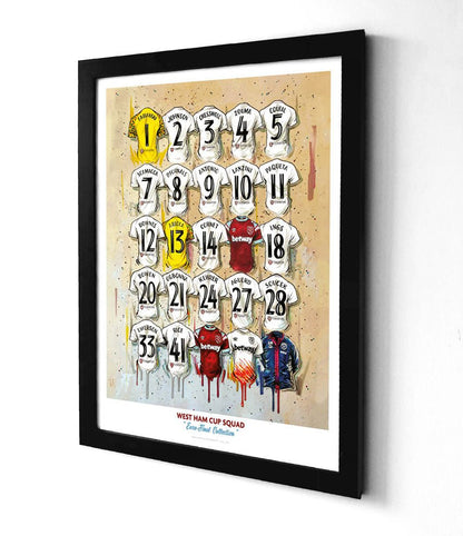 West Ham European Champions A3 Print – Hammers Wall Art