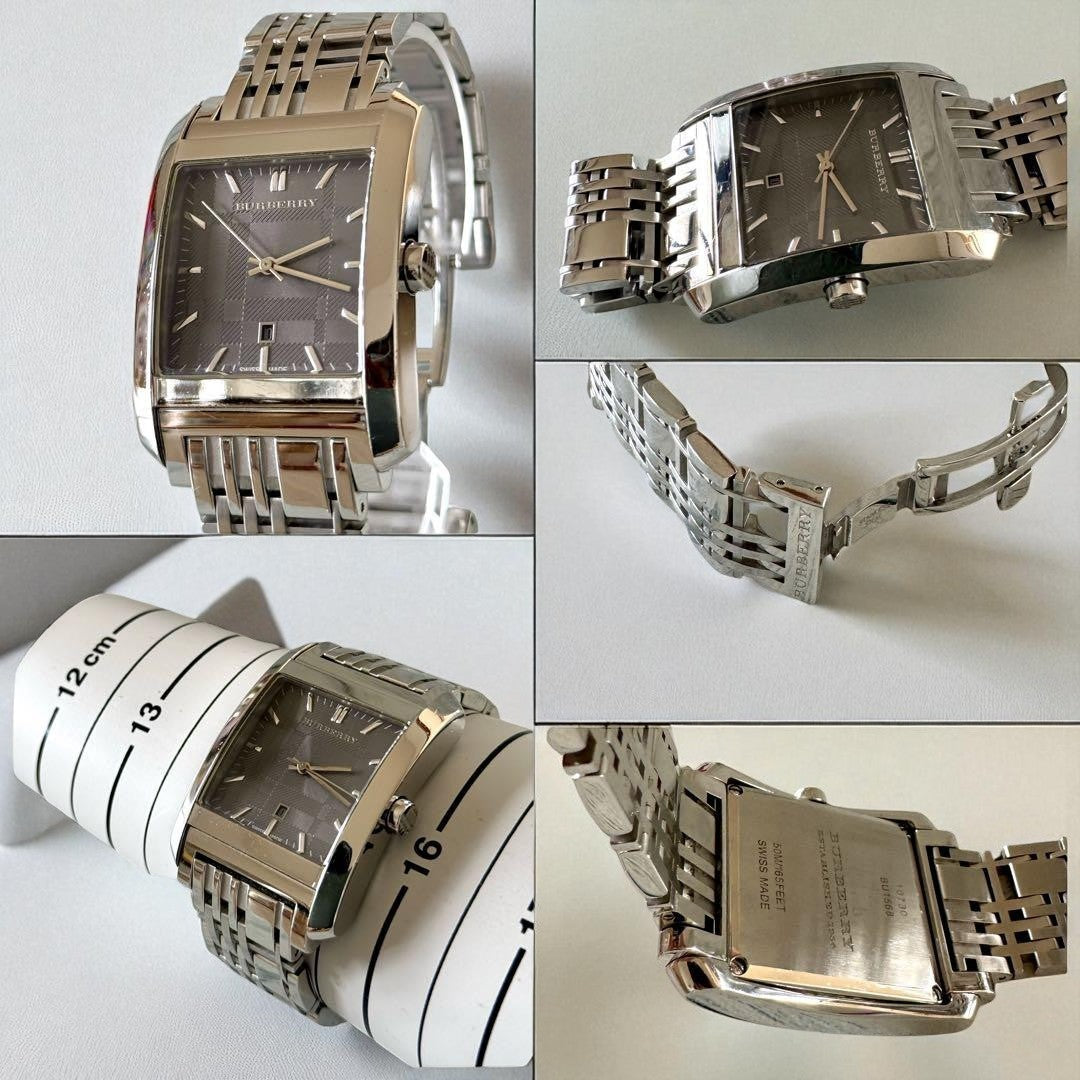 Burberry BU1568 Men's Classic Rectangle 32mm - SJR London Timepiece