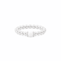 White Agate Gemstone Ring
