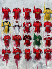 Wrexham A3 Print – Red Dragons Wall Art