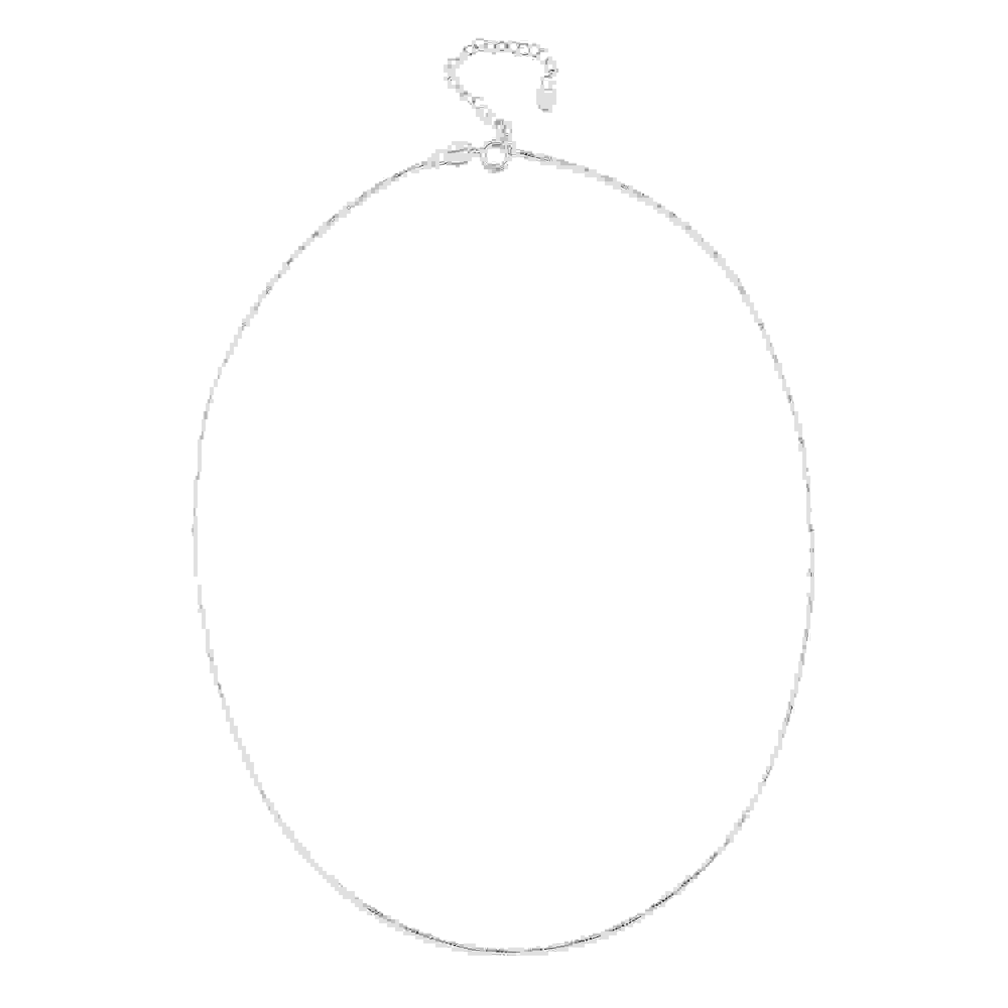 Mixed Flower Teardrop Pendant Necklace