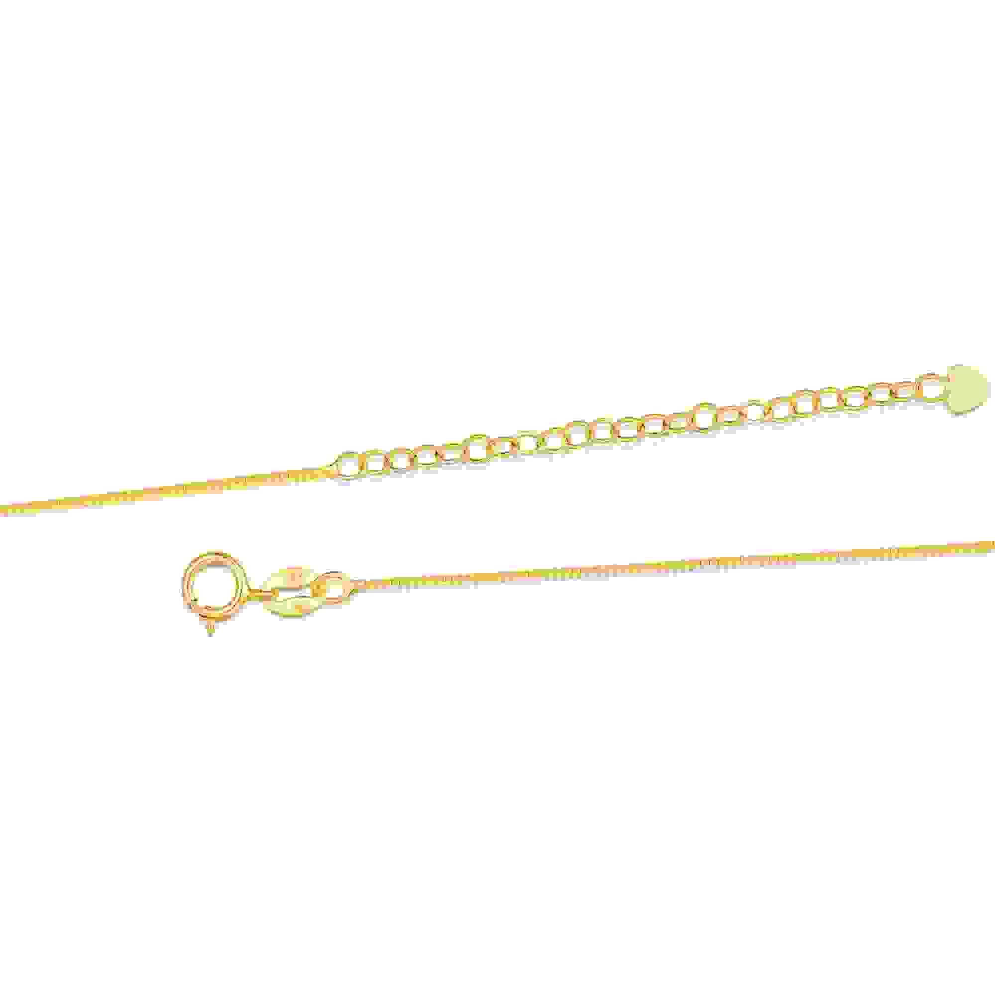 Mixed Flower Heart Pendant Necklace - Gold plated Silver